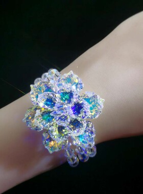 奥地利水晶韩版超闪奢华手链