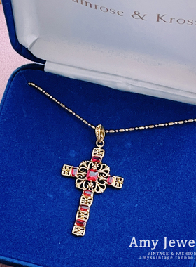 JBK古董首饰项链带原盒