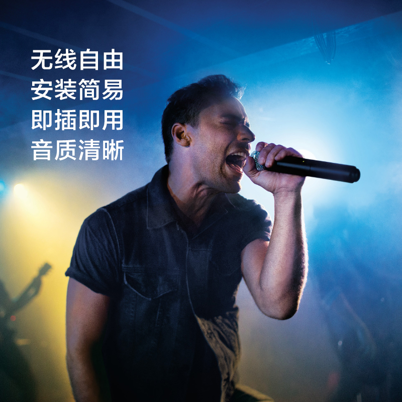 Shure/舒尔BLX24/SM58 B58A P58手持无线麦克风舞台演出主持会议-图3