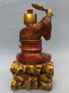 纯铜监斋使者寺庙供奉摆件佛像