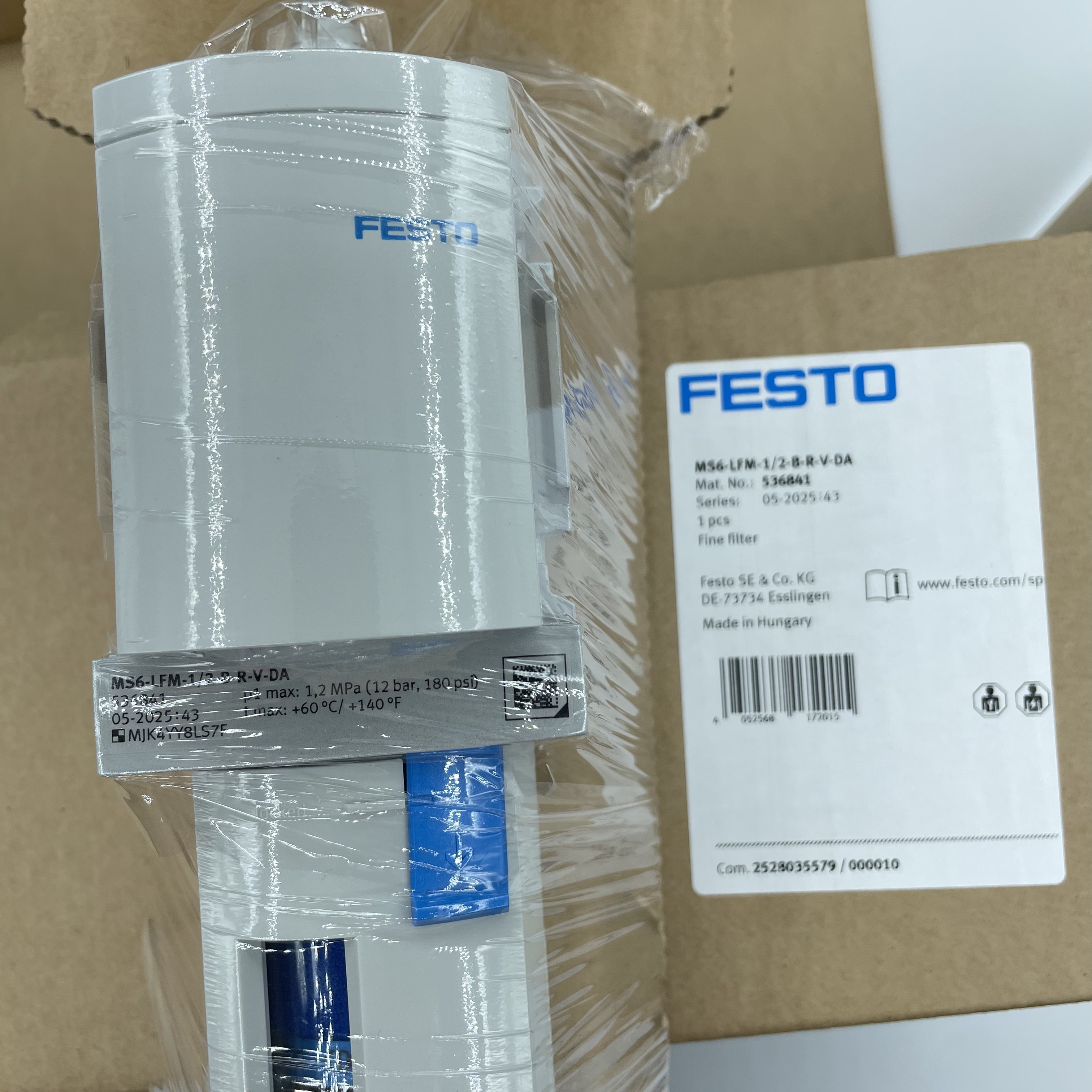 德国FESTO过滤器MS4/6-LFM-1/8-1/4-3/8-1/2-ARM/ARV/BRM/BRV-DA - 图2