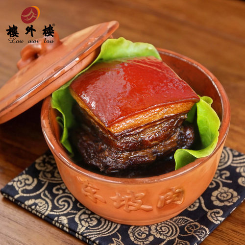 楼外楼东坡焖肉红烧肉家常菜年货卤味熟食杭州特产老字号300g - 图0