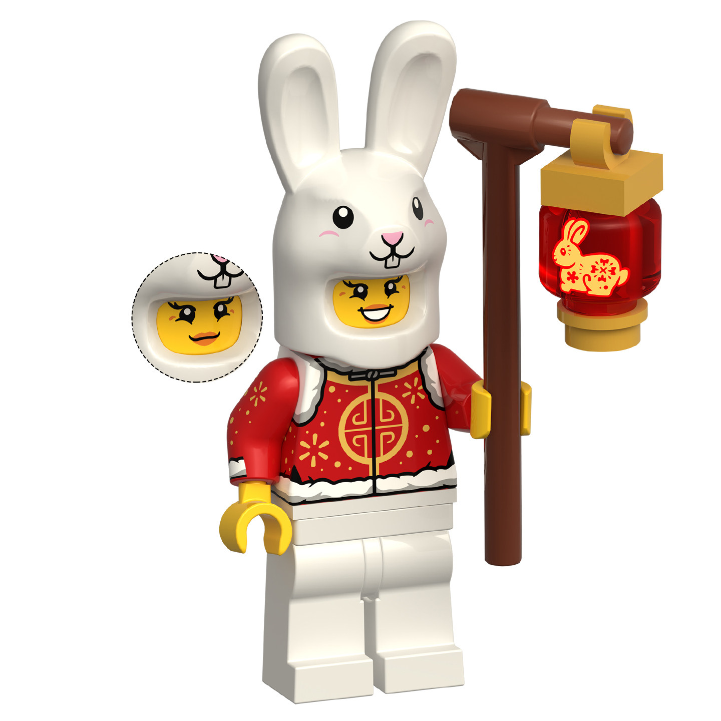 适用乐高中国风新春新年礼物十二生肖马年人仔灯笼积木玩具KDL854,淘宝优惠券,粉丝福利购,淘宝优惠卷