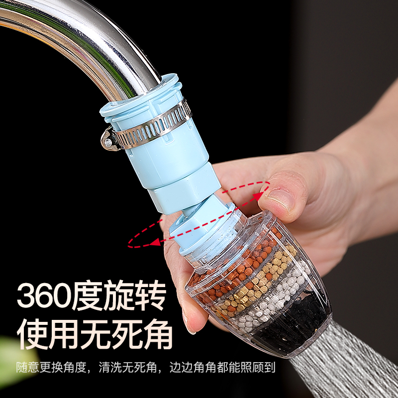 水龙头延伸过滤器通用防溅嘴厨房净水神器家用自来水通用延长花洒 - 图2