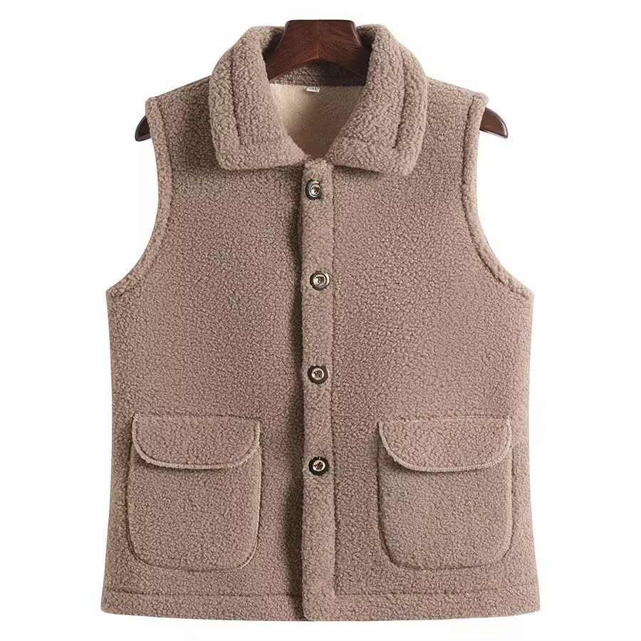 妈妈秋冬颗粒绒马夹女中老年羊羔毛马甲加绒加厚保暖无袖坎肩外套,淘宝优惠券,粉丝福利购,淘宝优惠卷