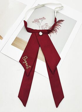 厂家现货纯色jk领结女韩版学院风