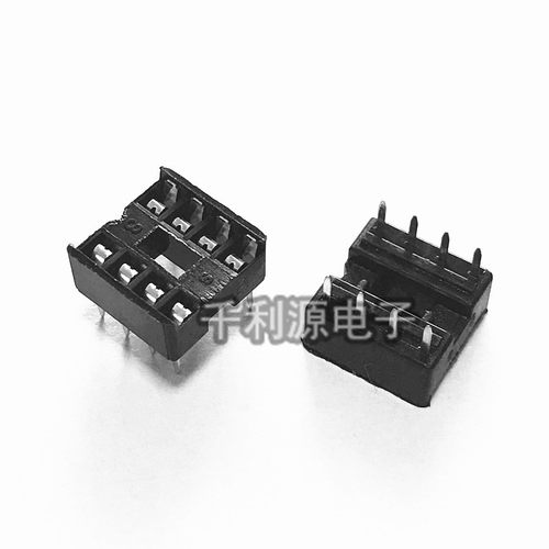 IC座 8P 14P 16P 40P脚 电路集成块插座 单片机直插DIP芯片底 - 图0