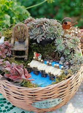 植物微景观树脂摆件包邮