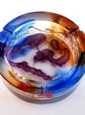 六合春琉璃摆件风水生日祝寿礼品