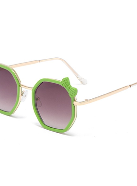 儿童太阳镜女孩可爱蝴蝶结墨镜男童宝宝夏季防紫外线眼镜遮阳镜