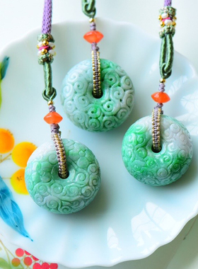 幸运回纹愿你顺遂复古宫廷平安扣