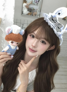 洛丽塔爱丽丝蕾丝蝴蝶结兔耳朵