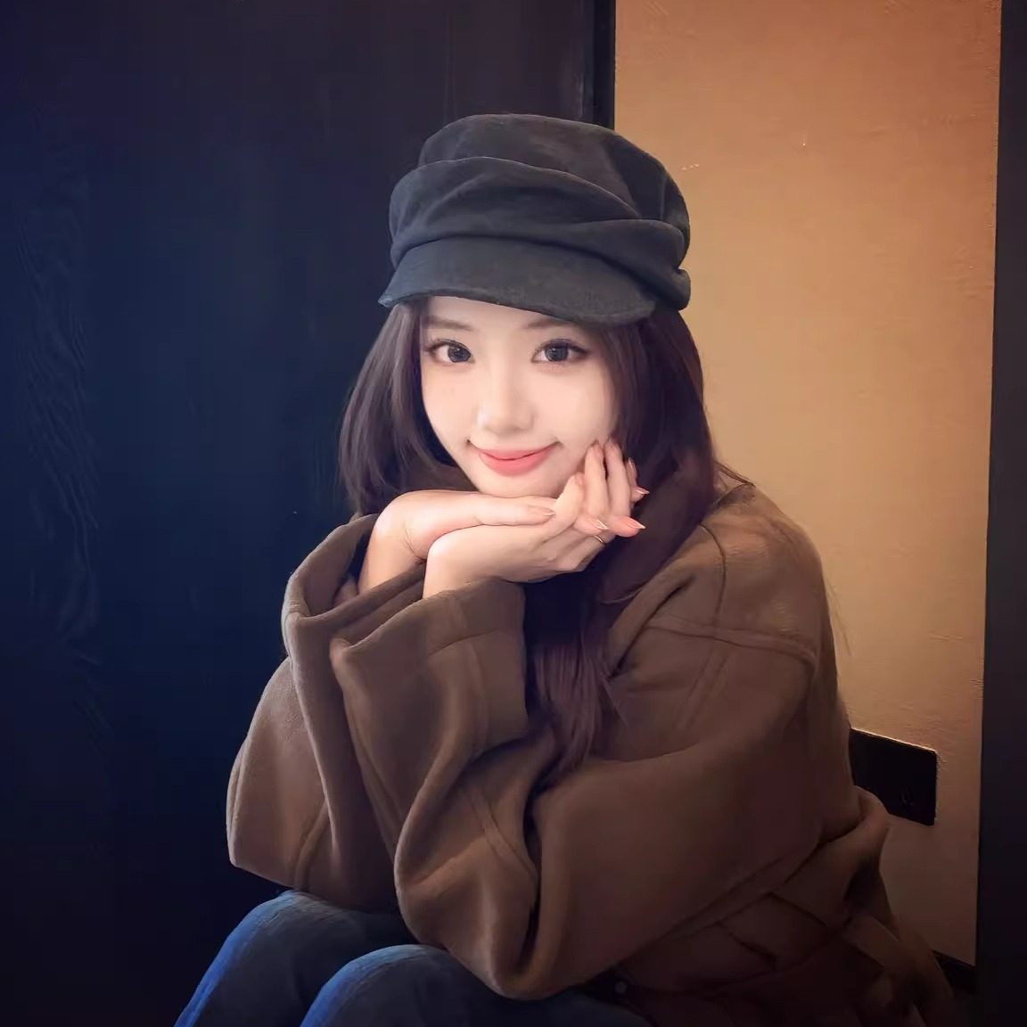 日系山本风黑色褶皱贝雷帽女秋冬显脸小报童帽大头围百搭画家帽子,淘宝优惠券,粉丝福利购,淘宝优惠卷