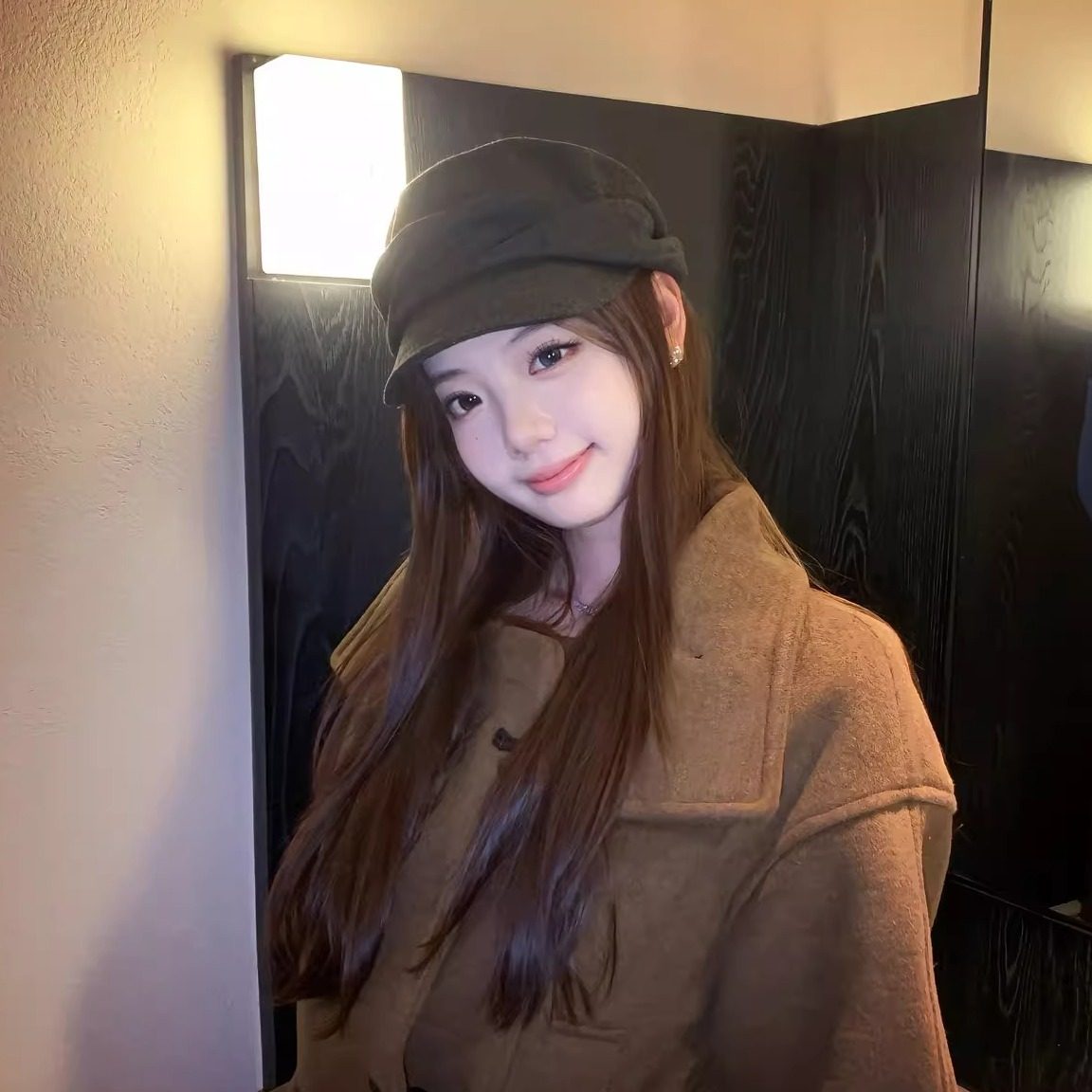 日系山本风黑色褶皱贝雷帽女秋冬显脸小报童帽大头围百搭画家帽子,淘宝优惠券,粉丝福利购,淘宝优惠卷