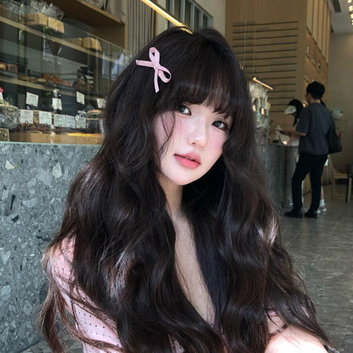 芭蕾少女蝴蝶结发夹侧边发饰粉色双马尾鸭嘴夹子刘海夹发卡头饰 - 图0