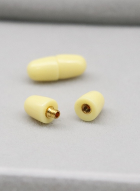珍珠项链防过敏螺母连接扣
