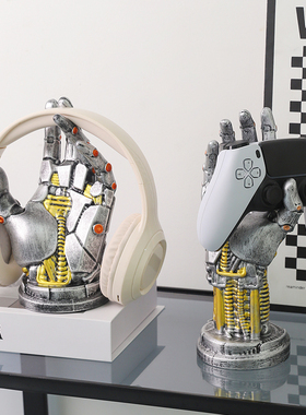 赛博朋克机械手摆件游戏手柄支架