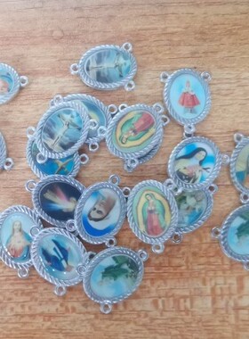 欧式精品外贸双面水晶滴塑花纹三角牌三通配件