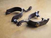 US Imports Showman Leads The West Cowboy Spurs Horses With the Bulls Head Patterned 2589144