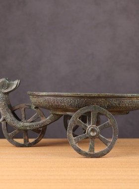 中国国家博物馆古韵新辉青铜器摆件纯铜创意手工家居摆件饰品礼物