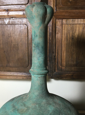 蒜头瓶瓶仿古青铜器博物馆古玩收藏定制青铜器铜祥德精工工艺