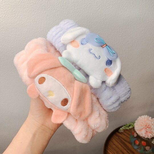 Face wash headband cute high elastic non-slip headgear