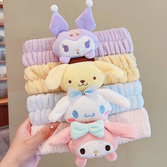 Face wash headband cute high elastic non-slip headgear