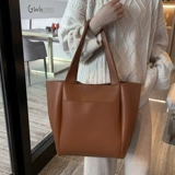 Вместительная и большая демисезонная модная универсальная сумка на одно плечо, коллекция 2022, популярно в интернете