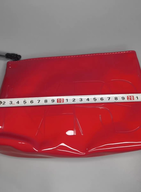 包邮NARS 漆皮亮面红色化妆包 收纳包 国内专柜赠品