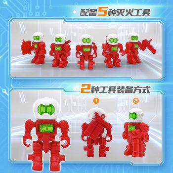 ລົດ Kakabao ທີ່ແທ້ຈິງຂອງ Rescue Alliance Toy Fire Fighting Medical Master Ambulance Transformed Kakabao Robot