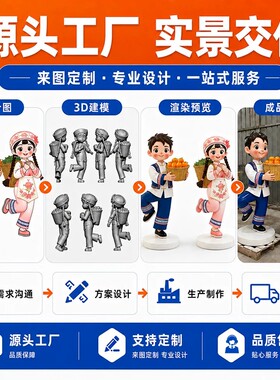 玻璃钢卡通动物景观落地摆件定制