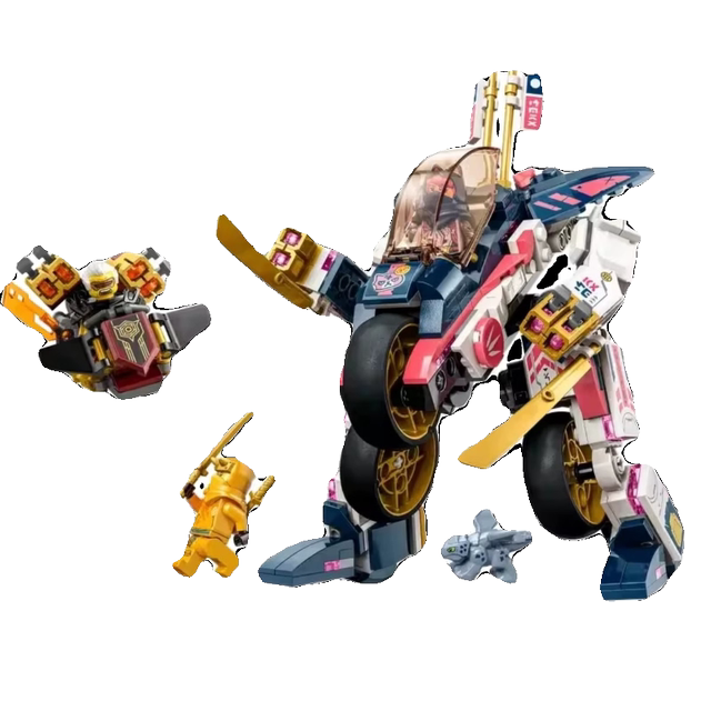 Building Blocks Sora Transformed Mecha Racing Ninjago