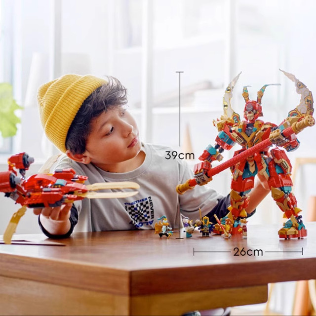 Monkey King transforming mecha building blocks