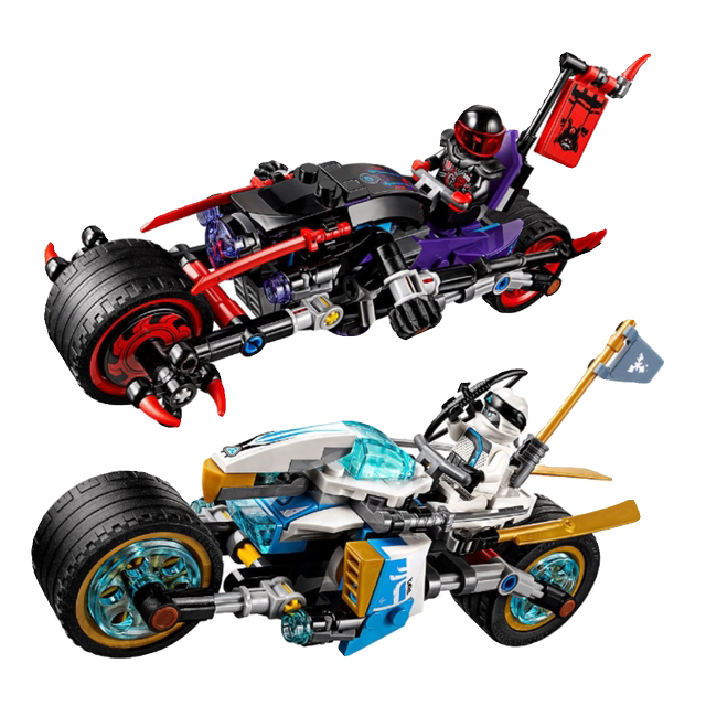 26 New Assembled Building Block Chariot Motorcycle Ninjago