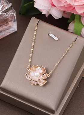 原创设计风高档吊坠毛衣链