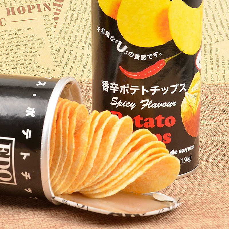 马来西亚进口巨浪大切150g桶装薯片膨化食品_虎窝淘