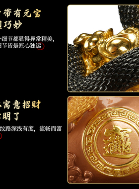 汉白玉蟒莽真身十二生肖坐山灵蛇赠金元宝柳常家用客厅供奉摆件仙
