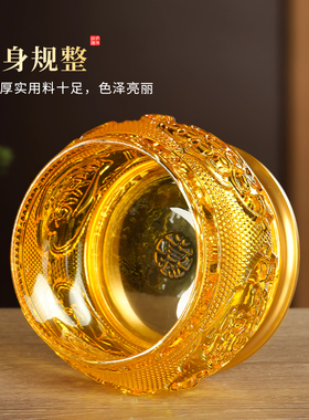 水琉璃油灯供佛酥油灯灯盏佛前灯台长明灯家用佛台点香油专用佛堂