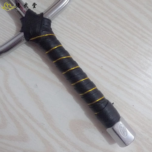 浪人叉双叉武术钢叉功夫尺忍者神龟三股叉铁叉十手铁尺空手道短叉 - 图1