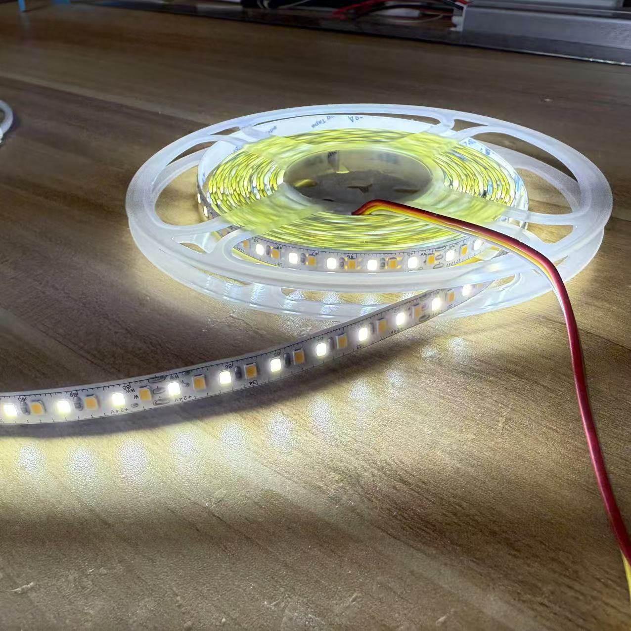 led低压贴片灯带24V2835高亮护眼192灯三色变光双色温灯条8mm,淘宝优惠券,粉丝福利购,淘宝优惠卷