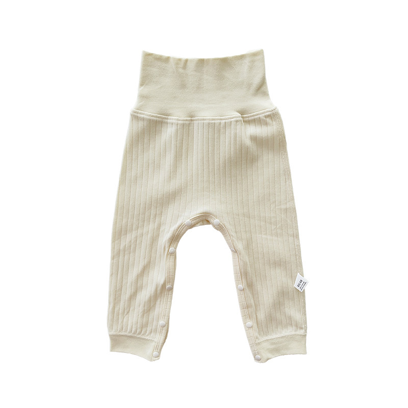 婴儿裤子春秋款a类纯棉小月龄免脱换尿布按扣高腰护肚裤宝宝秋裤,淘宝优惠券,粉丝福利购,淘宝优惠卷