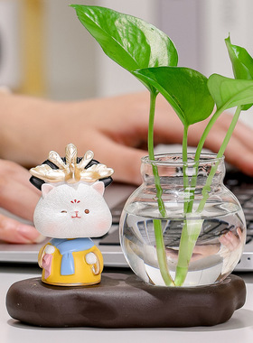 精品超萌小胖猫系列创意桌面摆件