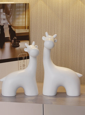 创意简约小鹿桌面摆件一鹿有你