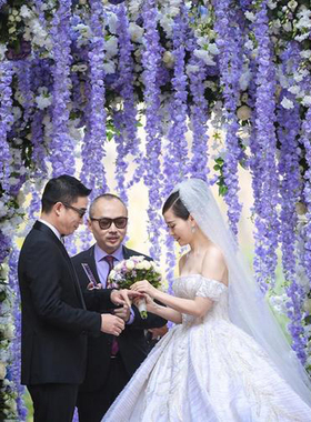 绣球仿真藤条婚庆洋兰花串