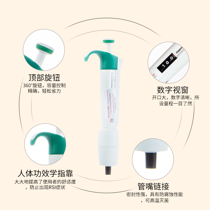 赛默飞F3移液枪thermo热电移液器fisher单八道微量可调加样排枪-图0