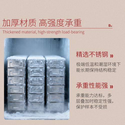 比克曼生物不锈钢冻存管架放置架超低温冰箱架实验器液氮罐冻存架 - 图0