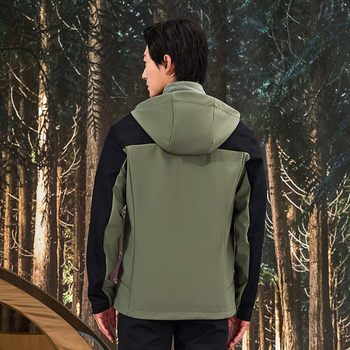 Pathfinder soft shell jacket for men 23 autumn and winter outdoor windproof and water-repellent travel warm mountaineering clothes TAEEBL91323