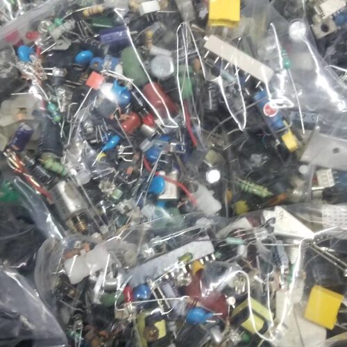 包邮500g混装电子元件包电阻电容三极管开关芯片发光灯二极管电感 - 图0