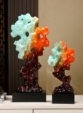 太湖石会所厅堂装饰摆件