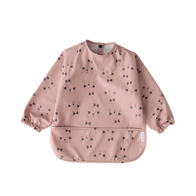 出口丹麦辅食罩衣宝宝吃饭围兜防水饭兜防脏围裙围衣儿童饭衣护衣,淘宝优惠券,粉丝福利购,淘宝优惠卷